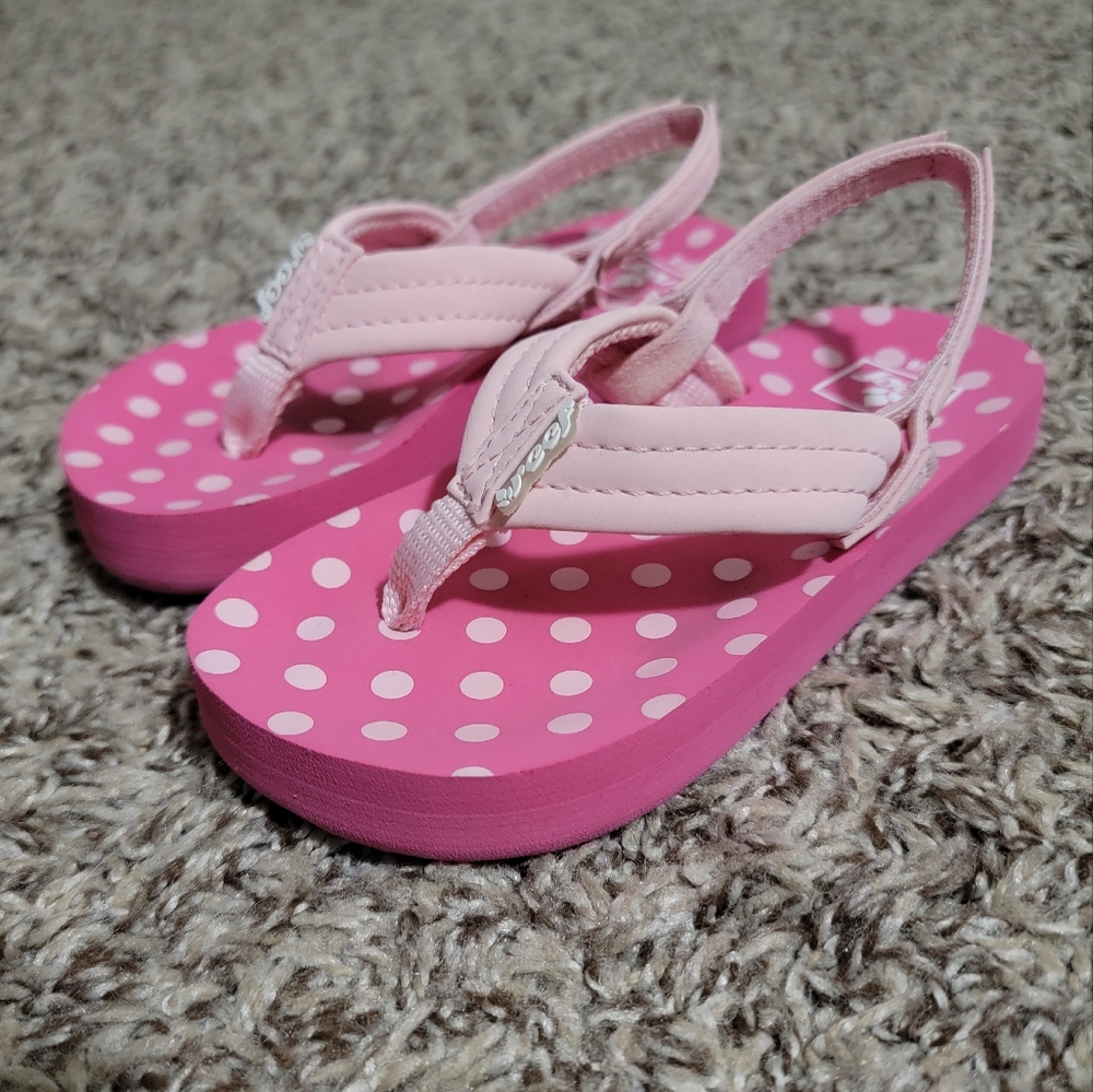 Reef toddler girls sandals 7/8